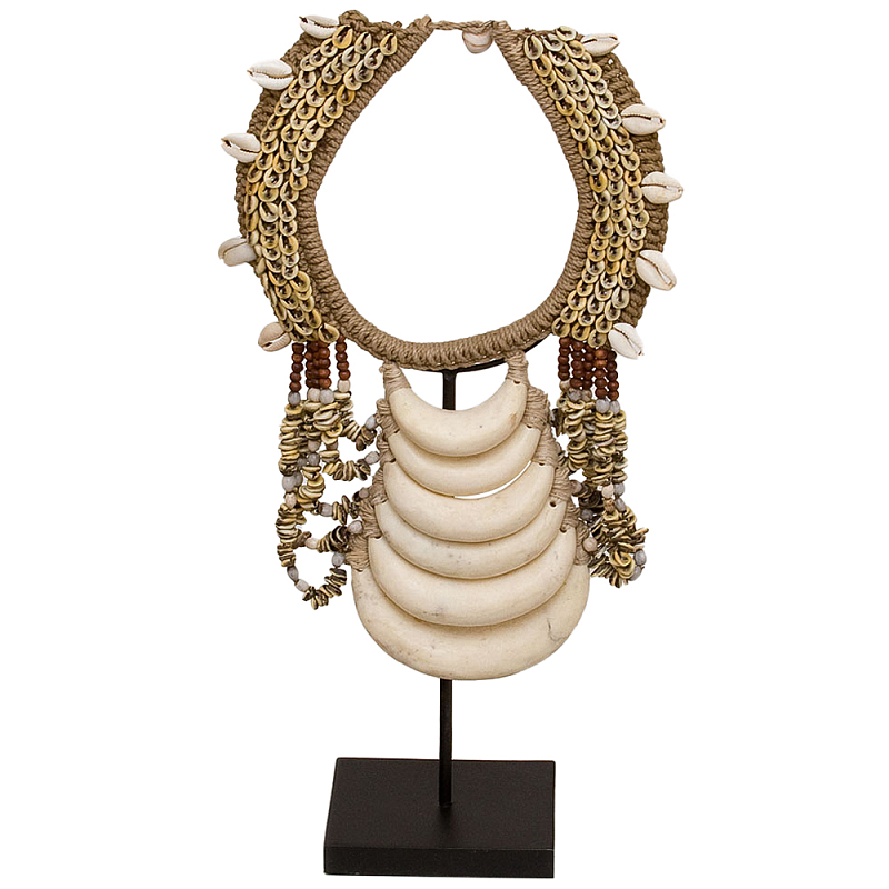      Ethnic Beige Shells Necklace     | Loft Concept 