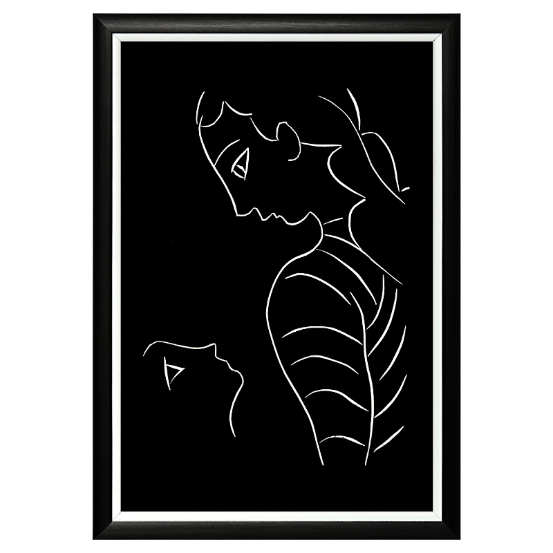  White Silhouette Mother Poster     | Loft Concept 