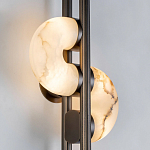 Бра  с фигурным мраморным рассеивателем Spiral of Warm Light варинант исполнения - 3 | Loft Concept в Москве