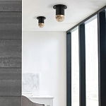 Потолочный светильник светодиодный с плафоном из натурального камня Purgatory варинант исполнения - 2 | Loft Concept в Москве