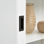 Витрина с раздвижными дверцами Wells Glass Showcase White варинант исполнения - 6 | Loft Concept в Москве