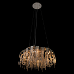 Люстра круглая подвесная с металлическими дугами и длинными цепочками 80 см Atlantis Chain варинант исполнения - 5 | Loft Concept в Москве