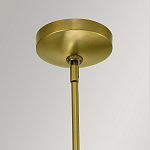 Подвесной светильник с прозрачным рифленым цилиндрическим плафоном Kichler варинант исполнения - 7 | Loft Concept в Москве