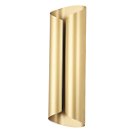 Бра с матовым цилиндрическим абажуром цвета латунь Monolith варинант исполнения - 1 | Loft Concept в Москве