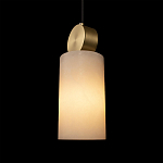 Подвесной светильник с цилиндрическим мраморным плафоном Marble square варинант исполнения - 6 | Loft Concept в Москве