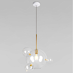 Подвесной светильник со стеклянными плафоном в виде шара и золотыми деталями & Coombes варинант исполнения - 1 | Loft Concept в Москве