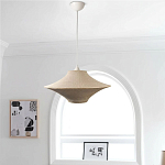 Подвесной вязаный бежевый светильник «Звезда Востока 01» варинант исполнения - 4 | Loft Concept в Москве