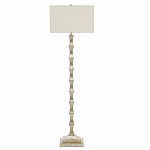 Торшер с фактурным каркасом и прямоугольным тканевым абажуром Shiye and Simplicity варинант исполнения - 1 | Loft Concept в Москве