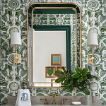 Зеркало в золотой раме Arched Mirror варинант исполнения - 3 | Loft Concept в Москве