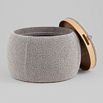 Пуф-трансформер Люкке с крышкой серый варинант исполнения - 5 | Loft Concept в Москве