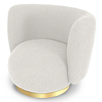 Кресло с обивкой букле Ambrose Boucle Armchair варинант исполнения - 7 | Loft Concept в Москве