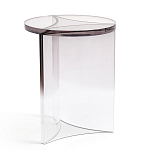 Стол журнальный круглый Acrylic Аether Smoke варинант исполнения - 1 | Loft Concept в Москве