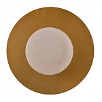 Бра круглое с плафоном из натурального камня на латунном основании Cryptocrystalline Stone варинант исполнения - 3 | Loft Concept в Москве