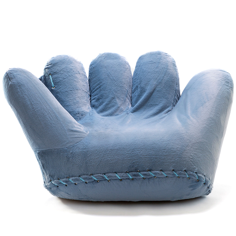        Poltronova Joe Plush Baby Blue Armchair    | Loft Concept 