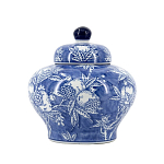 Ваза с крышкой в китайском стиле Гранатовое дерево Blooming Pomegranate варинант исполнения - 8 | Loft Concept в Москве