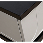 Тумбочка прикроватная с ящиком черно-серого цвета Noble Nightstand варинант исполнения - 5 | Loft Concept в Москве