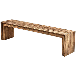 Скамья в стиле лофт Cline Wood Bench
