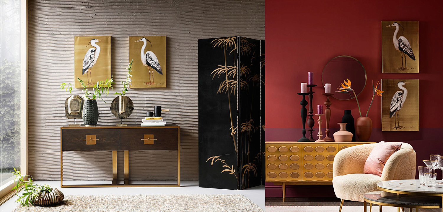 Картина Gold Heron I Картина Gold Heron I - Loft-Concept в Москве