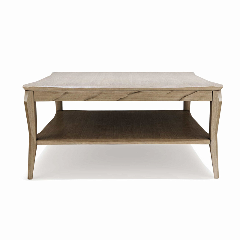 Стол журнальный с полкой для хранения Tasteful Furniture Светлый дуб Коричневый в Москве | Loft Concept 
