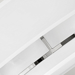 Потолочный светильник с двухслойным белым текстильным абажуром Hinkley варинант исполнения - 12 | Loft Concept в Москве