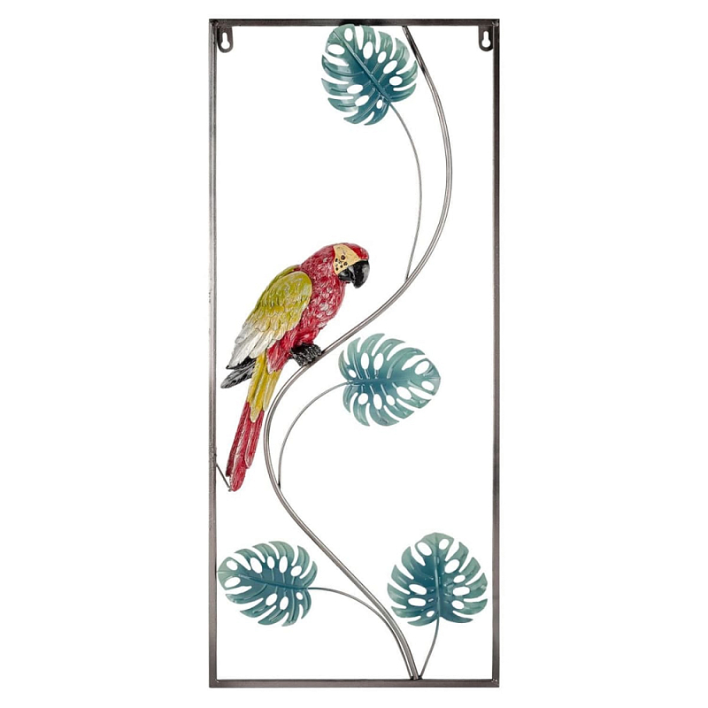Аксессуар настенный из металла Blank Space Parrot Мульти в Москве | Loft Concept 