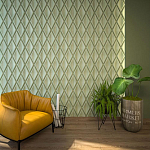 Гипсовая 3D панель с принтографией PM-102 варинант исполнения - 2 | Loft Concept в Москве