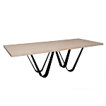 Стол обеденный на изогнутых ножках Consonance варинант исполнения - 2 | Loft Concept в Москве