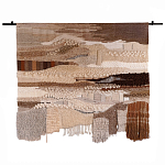 Тканый вручную монументальный настенный гобелен Earth Flow варинант исполнения - 6 | Loft Concept в Москве