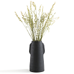 Ваза Serené Ceramic Vase Черная варинант исполнения - 6 | Loft Concept в Москве