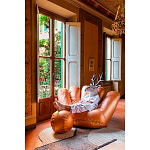 Дизайнерское кожаное кресло в форме руки Poltronova Joe Gold  Armchair варинант исполнения - 8 | Loft Concept в Москве