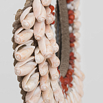 Этническое ожерелье из ракушек и бус Aboriginal Ethnic Necklace Beige Red варинант исполнения - 2 | Loft Concept в Москве