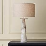 Настольная лампа на конусовидном корпусе с чашей и с тканевым абажуром Daydreaming варинант исполнения - 4 | Loft Concept в Москве