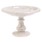 Фруктовница большая из натурального камня Мрамор Белый Natural Stone Fruit Bowls варинант исполнения - 1 | Loft Concept в Москве