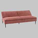 Диван современный вельветовый прямой Worcester Коралл варинант исполнения - 4 | Loft Concept в Москве