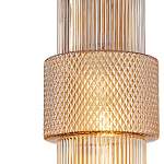 Подвесной светильник со стеклянным рифленым плафоном цилиндрической формы Eliara 13 варинант исполнения - 3 | Loft Concept в Москве
