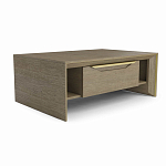 Стол журнальный с ящиками и открытыми полками Flowchart варинант исполнения - 1 | Loft Concept в Москве