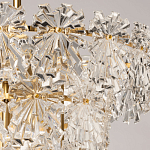 Люстра многоярусная с объемными прозрачными цветами Hanging Flowers варинант исполнения - 4 | Loft Concept в Москве