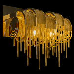 Бра с металлическими дугами и цепочками 33 см Atlantis Chain варинант исполнения - 8 | Loft Concept в Москве