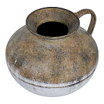 Ваза металлическая с ручкой Bygone Era варинант исполнения - 2 | Loft Concept в Москве