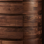 Комод деревянный с 7-ю ящиками Moon Walnut Furniture варинант исполнения - 5 | Loft Concept в Москве