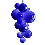 Люстра Grape Balls Синее стекло  варинант исполнения - 2 | Loft Concept в Москве