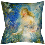 Подушка декоративная с принтом Весна Impressionism in Art варинант исполнения - 1 | Loft Concept в Москве