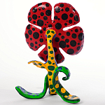 Декоративная статуэтка Yayoi Kusama Flowers that Bloom at Midnight Red варинант исполнения - 2 | Loft Concept в Москве