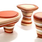 Комплект кофейных столиков Vorlon Desert three tables варинант исполнения - 4 | Loft Concept в Москве