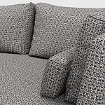 Мебельная ткань Шенилл серый цвет 142 см T4-46 варинант исполнения - 8 | Loft Concept в Москве