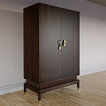 Платяной шкаф Elsa Dreams Walnut с 2-мя фасадами варинант исполнения - 2 | Loft Concept в Москве