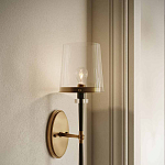 Бра настенное с прозрачным стеклянным абажуром Simple Pure Form варинант исполнения - 5 | Loft Concept в Москве