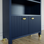 Книжный Стеллаж Elsa Dreams Blue с задней стенкой варинант исполнения - 1 | Loft Concept в Москве