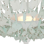 Люстра круглая с каскадом из декоративных элементов Sea Glass варинант исполнения - 3 | Loft Concept в Москве