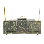 Настольный письменный набор из змеевика с гербом России Successful Leader варинант исполнения - 2 | Loft Concept в Москве